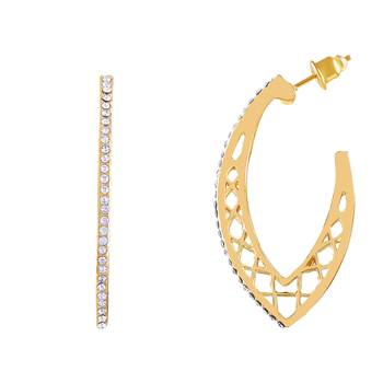 Gold Diamond Danglers Drops 3