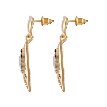Gold Diamond Danglers Drops 2