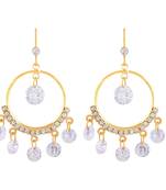 Gold Diamond Danglers Drops