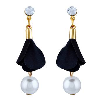 Gold Diamond Danglers Drops 1