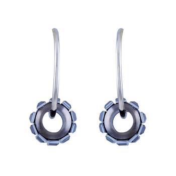 White Diamond Hoops 1