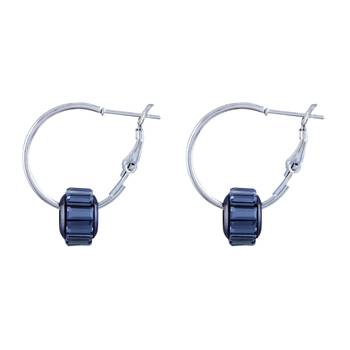 White Diamond Hoops 2
