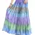 Multicolor Cotton Long Skirt