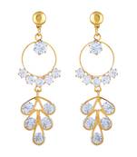 Gold Diamond Danglers Drops