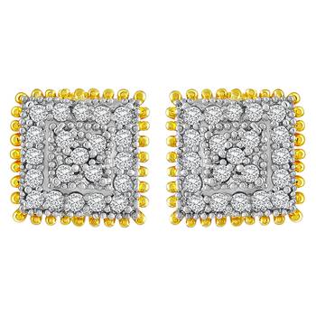 Gold Diamond Studs 1