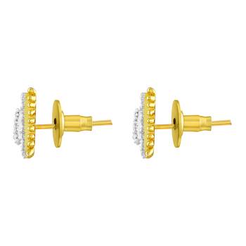 Gold Diamond Studs 2