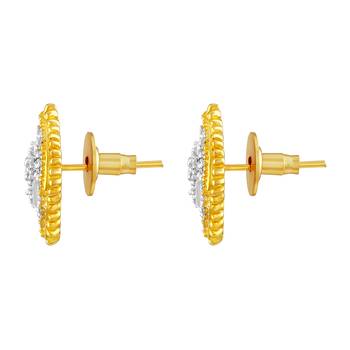 Gold Diamond Studs 2