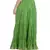 Green Bandhej Printed Cotton Long Skirt
