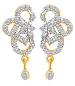 Gold Diamond Danglers Drops