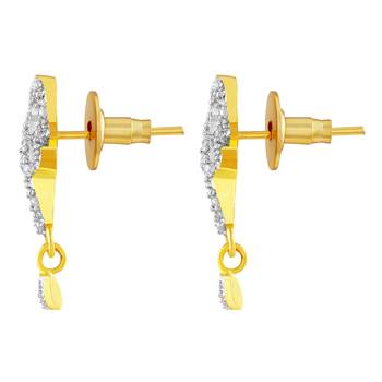 Gold Diamond Danglers Drops 2