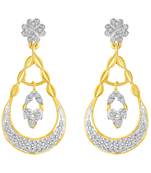 Gold Diamond Danglers Drops