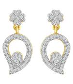 Gold Diamond Danglers Drops