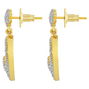 Gold Diamond Danglers Drops 2