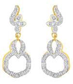 Gold Diamond Danglers Drops