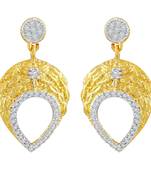 Gold Diamond Danglers Drops