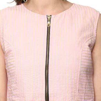 Pink printed rayon kurtas-and-kurtis 5