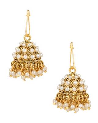 Delicate Pearl Jhumki 1