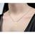 1.2cts yellow sapphire pendant in 92kt white plating, with 925 sterling silver chain