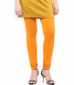 Lemon shine yellow churidaar cotton leggings