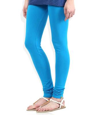 Utha sky blue churidaar cotton leggings 3