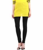 Black churidaar cotton leggings