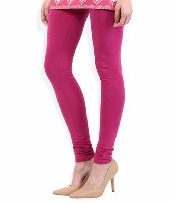 Milano red churidaar cotton leggings 3