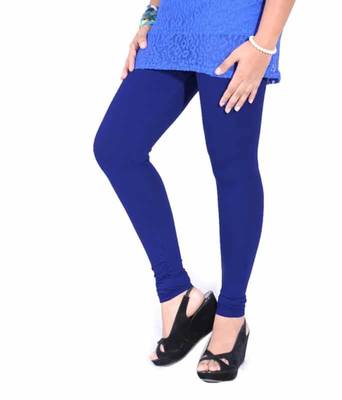 Royal blue churidaar cotton leggings 2