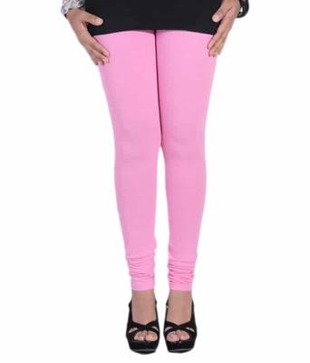 Baby pink churidaar cotton leggings 1
