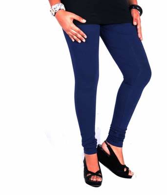 Royal blue churidaar cotton leggings 3