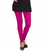 Pure rose pink churidaar cotton leggings