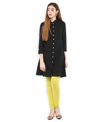 New lime yellow churidaar cotton leggings 2