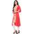 multicolor faux crepe crepe  kurti