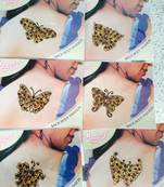 6 Card Crystal Butterfly Sticker Body Tattoo