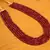Ruby Semi Precious Stone 5 Line Beaded Necklace