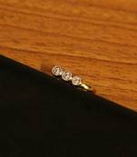 Diamond Look Pressable Marathi Nose Ring