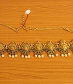 Multicolour Temple Jewellery Wedding Waistbelt