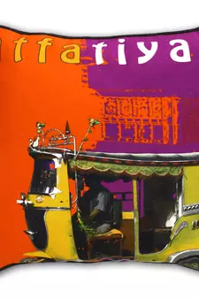 Yellow Taxi Cushion Cover