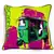 Green Taxi Cushion Cover