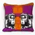 Two B & W Taxi Cushion Cover