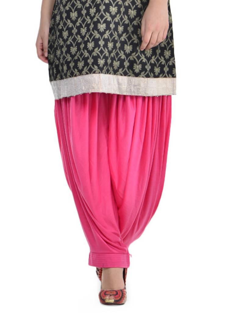 Pink Patiala Lycra Salwar