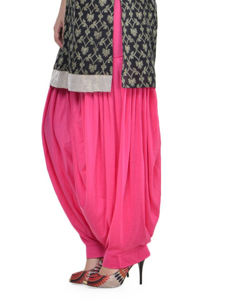 Pink Patiala Lycra Salwar
