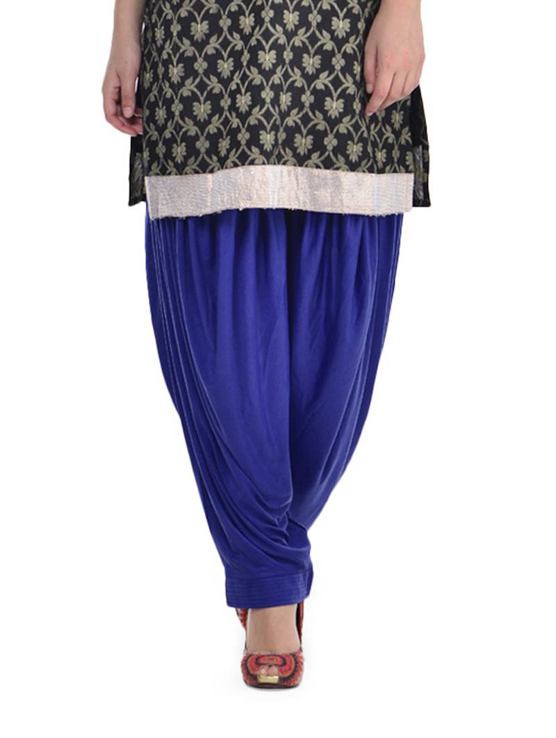 Royal Blue Patiala Lycra Salwar