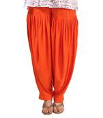 Orange Patiala Lycra Salwar