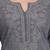 Blue Embroidered Cotton Chikankari Kurti 