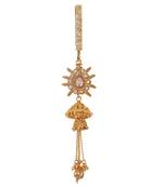 Gold Ethnic Jhumka Ghungroo Challa Waist Key Chain Satka TSW186