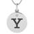 0.01 ct Real Diamond 92kt Best Selling High finish Sterling Silver Y-Alphabet Pendant cum Alphabet Bracelet