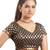 Black Ready Made Stitched Padded Blouse With Attractive Back Design