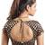 Black Ready Made Stitched Padded Blouse With Attractive Back Design