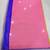 Designer pink color thread and foil work bollywood style asin with blouse saree