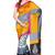 Multicolor printed art silk sarees saree with blouse